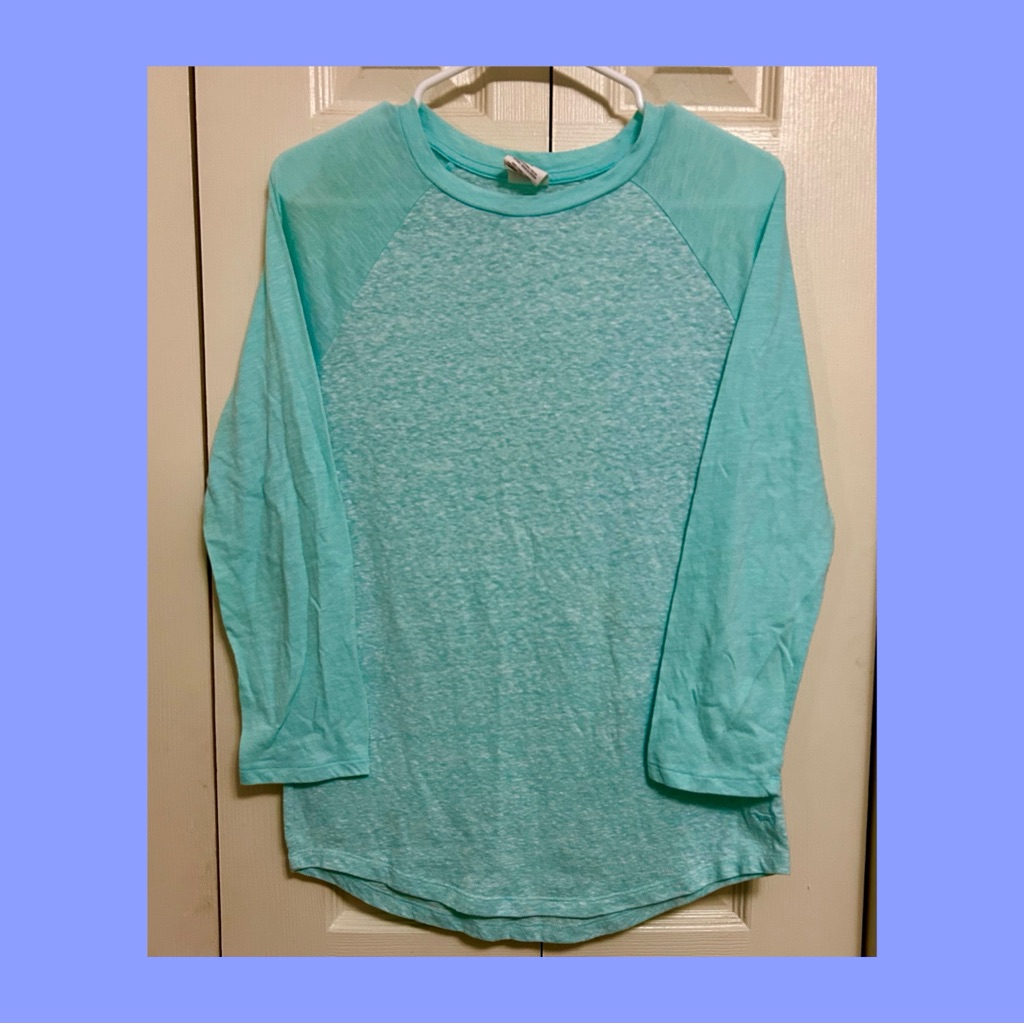 Vs Pink Raglan Sleeve Shirt